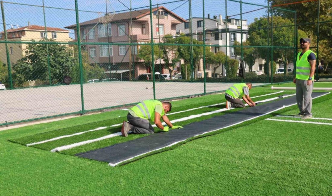 Darıca Belediyesi, ilçenin 14 mahallesinde çocuk oyun alanları, spor sahaları