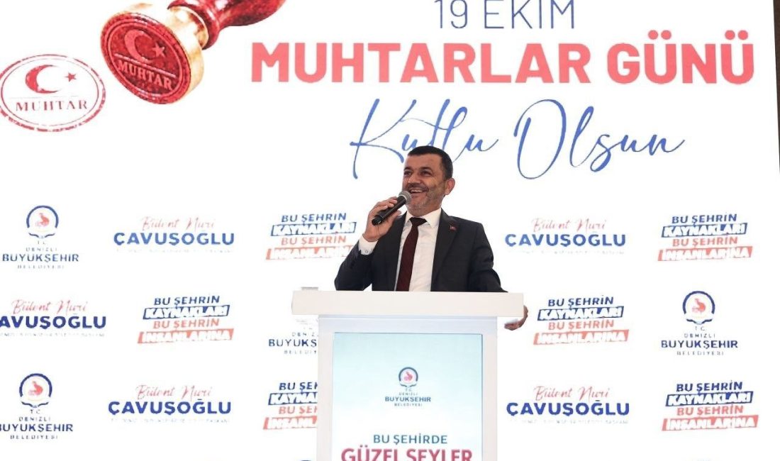 Denizli Büyükşehir Belediyesi tarafından düzenlenen buluşmada, Denizli’nin 19 ilçesinden muhtarlar
