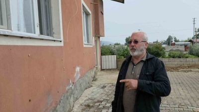 Hatay’ın Bintaş Mahallesi’nde depremin ardından sıklıkla görülmeye başlayan salyongozlar, evleri