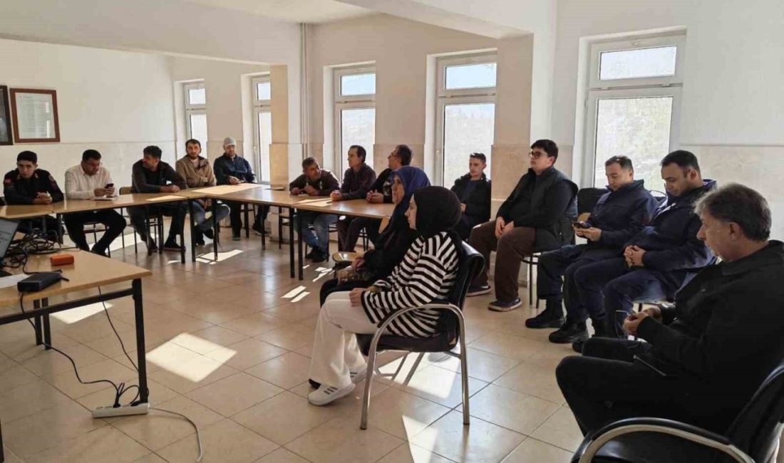 Konya’nın Derebucak ilçesinde açılan doğal gaz yakıtlı kalorifer ateşçiliği kursu,