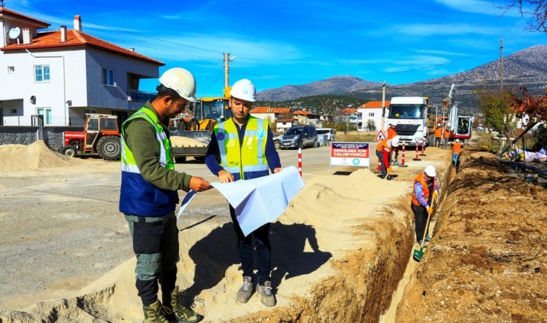 Denizli Büyükşehir Belediyesi DESKİ tarafından Tavas ilçesi Kızılca Mahallesi’nde 45,3