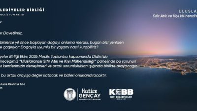 Didim Belediyesi, Kıyı Belediyeler Birliğinin 30 Ekim-1 Kasım 2026 tarihleri