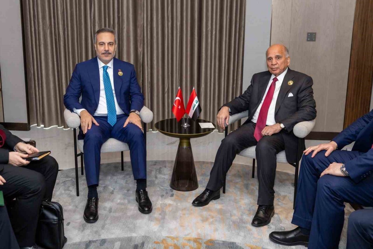 Dışişleri Bakanı Hakan Fidan, Bağdat’ta Irak Dışişleri Bakanı Fuad Hüseyin