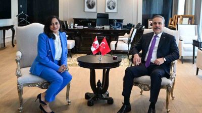 Dışişleri Bakanı Hakan Fidan, Kanada Dışişleri Bakanı Anita Anand ile