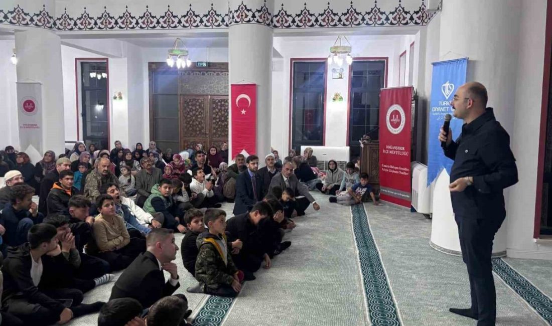 Malatya Doğanşehir’de, “Şehirlerin Kalbi Camide Buluşuyoruz” projesi kapsamında cami-aile buluşması