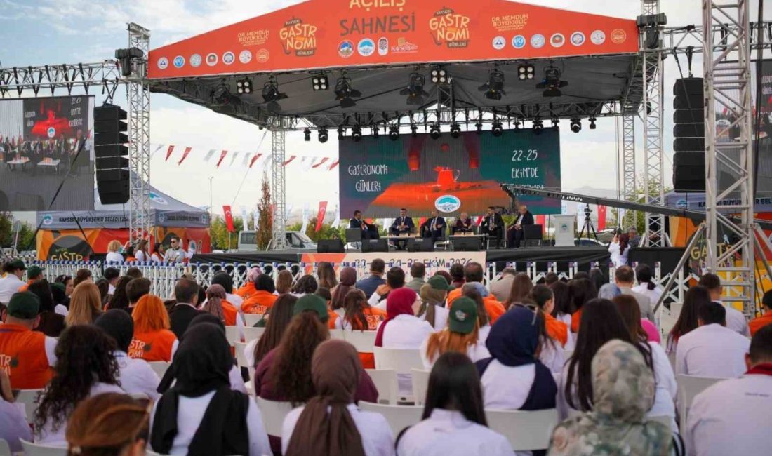 Kayseri Büyükşehir Belediyesi tarafından düzenlenen 4. Kayseri Gastronomi Günleri; yöresel