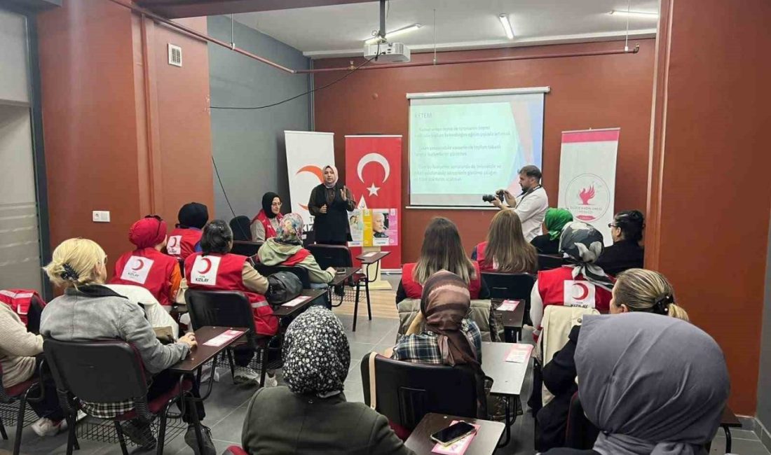 Meme Kanseri Farkındalık Ayı kapsamında Düzce Kadın Emeği Merkezi’nde eğitim