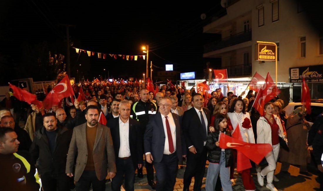 Edremit Belediyesi, Cumhuriyetin 103. kuruluş yıl dönümünü büyük bir coşkuyla