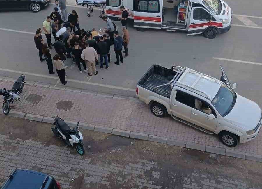 Elazığ’da pick-up ile motosikletin çarpışması sonucu meydana gelen trafik kazasında