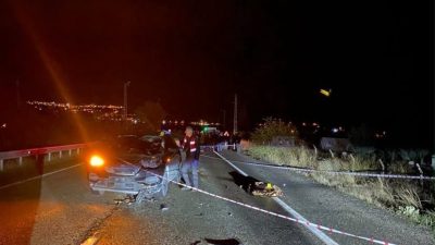 Elazığ’da yolun karşısına geçmeye çalışan şahıs, otomobil çarpması sonucu hayatını
