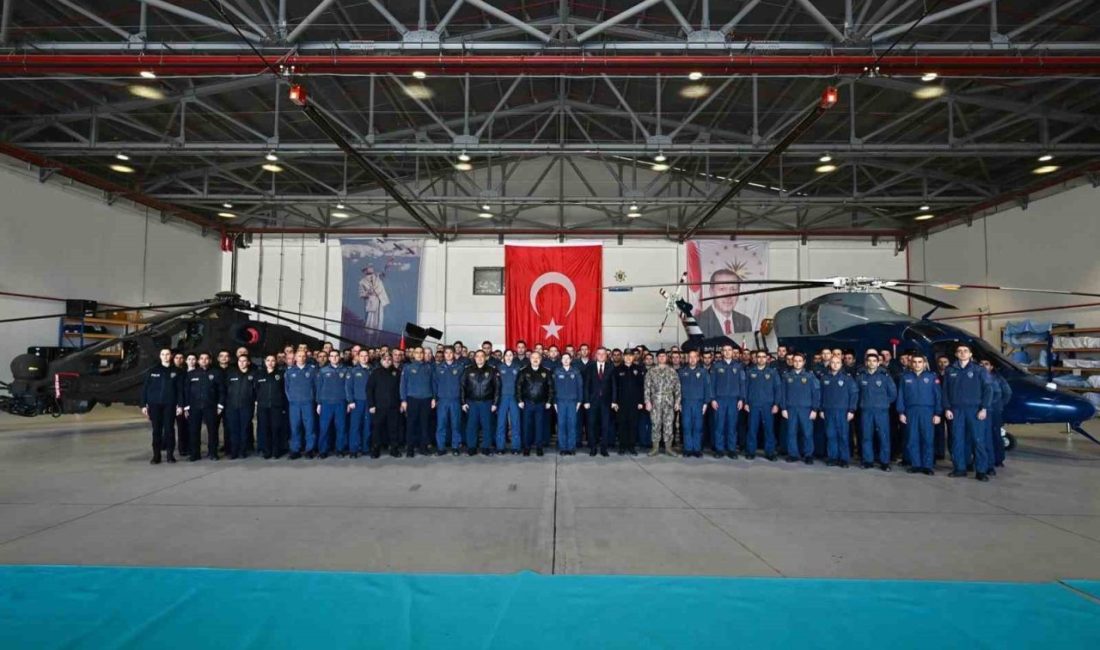 Emniyet Genel Müdürü Ali Fidan, Havacılık Daire Başkanlığının 45. kuruluş
