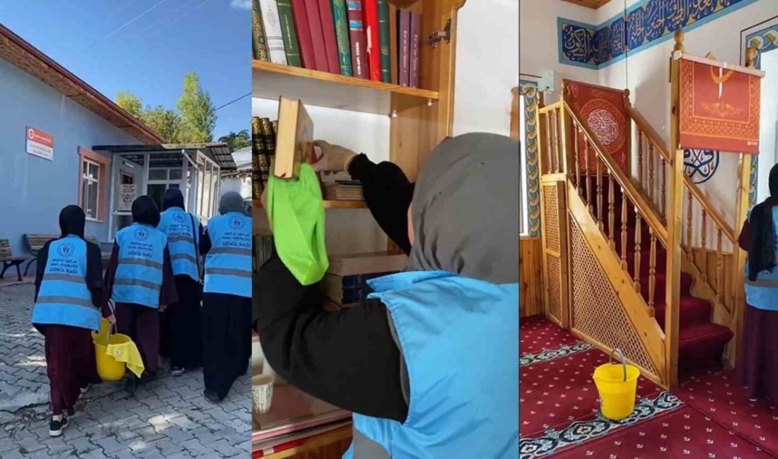 Terzi Baba Öğrenci Yurdunda kalan öğrenciler, gerçekleştirilen cami ziyareti kapsamında