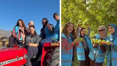 Erzincan Kız Öğrenci Yurdunda kalan öğrenciler, Üzümlü ilçesinde düzenlenen etkinlikte