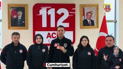 Erzurum 112 Acil Çağrı Merkezi Müdürlüğü tarafından 29 Ekim Cumhuriyet