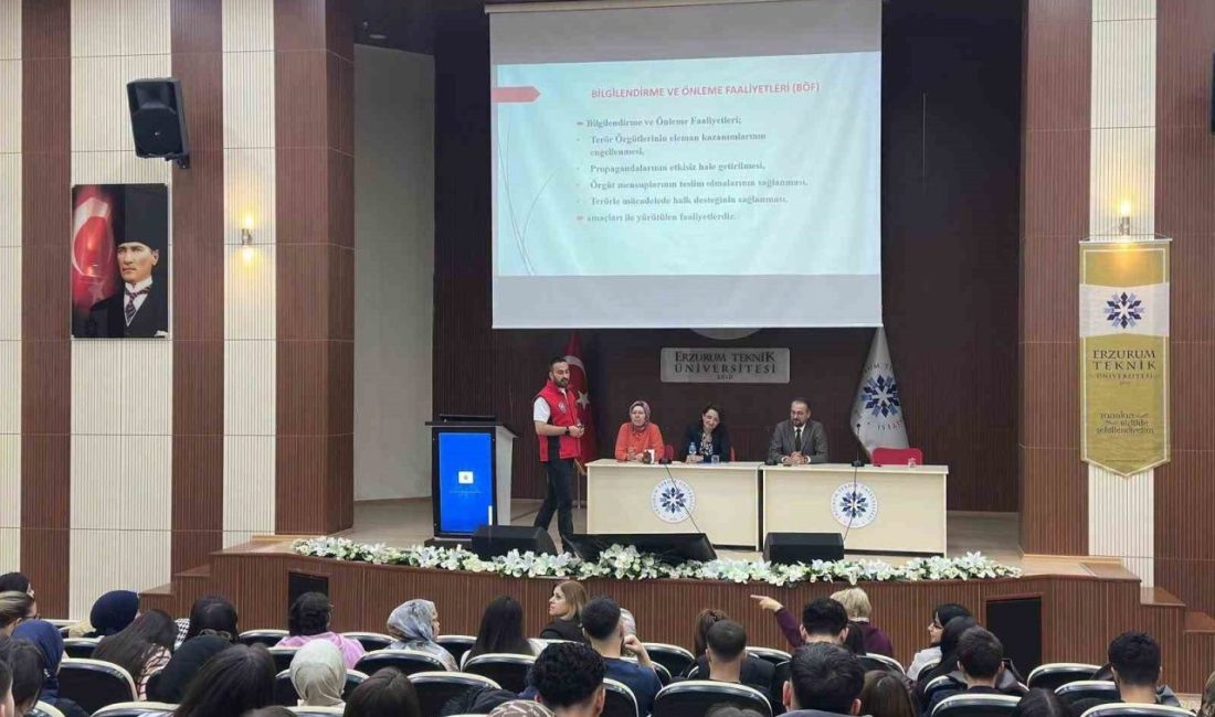 Erzurum İl Emniyet Müdürlüğü, üniversite öğrencileri ve öğrenci velilerine yönelik