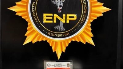 Eskişehir’de Narkotik Suçlarla Mücadele Şube Müdürlüğü ekiplerince düzenlenen operasyonda 2