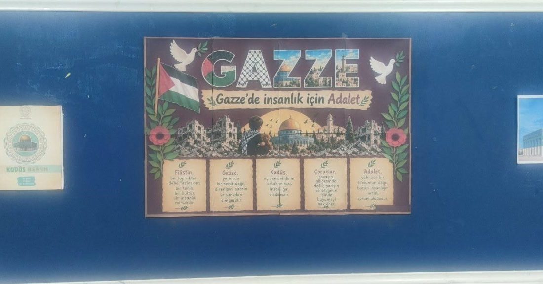 Adıyaman Fatih Anadolu Lisesi’nde, “Kudüs Benim” ve “Vakti Kuşanmak” temalı