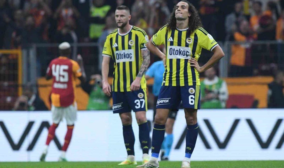 Trendyol Süper Lig’de konuk olduğu Galatasaray’a 2-1 mağlup olan Fenerbahçe’nin