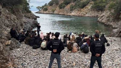 Muğla’nı Fethiye ilçesi Dalyan Deresi koyunda yası dışı yollardan kaçış