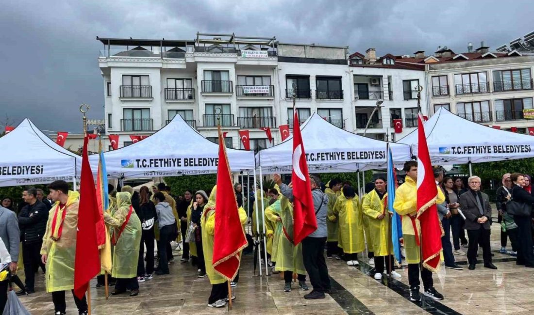 Fethiye’de Cumhuriyetimizin 103. yıl dönümü dolayısıyla düzenlenen 29 Ekim Cumhuriyet