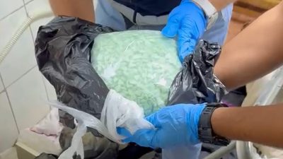 Mersin’de uyuşturucuyla mücadele çerçevesinde yapılan çalışmada baskın düzenlenen bir fırında