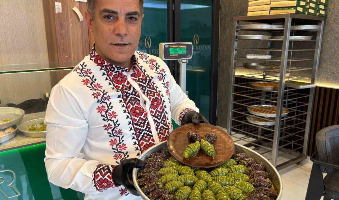 Gastronomi kenti Gaziantep’in coğrafi işaretli lezzeti baklava yeniden yorumlanarak kruvasan