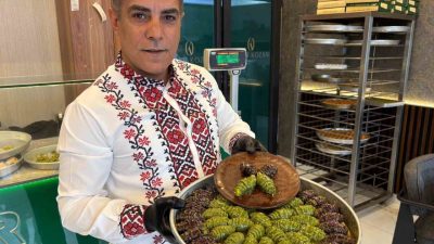 Gastronomi kenti Gaziantep’in coğrafi işaretli lezzeti baklava yeniden yorumlanarak kruvasan