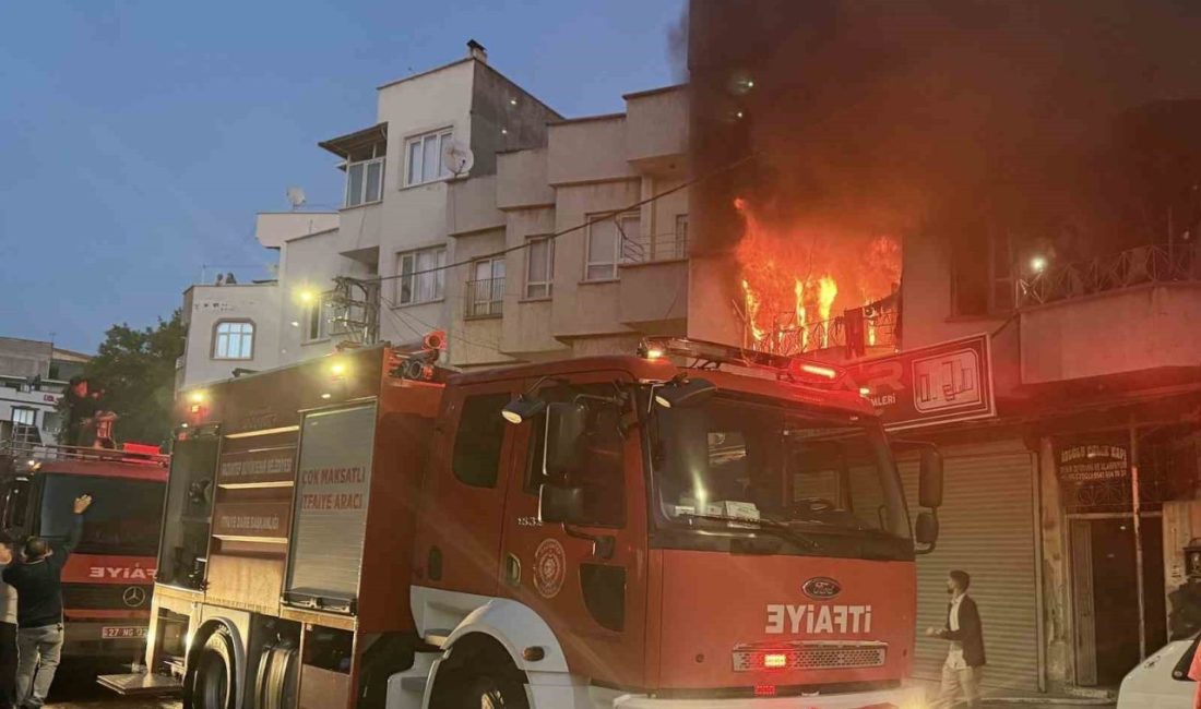 Gaziantep’in Nizip ilçesinde bir evde çıkan yangında yaralanan 14 yaşındaki