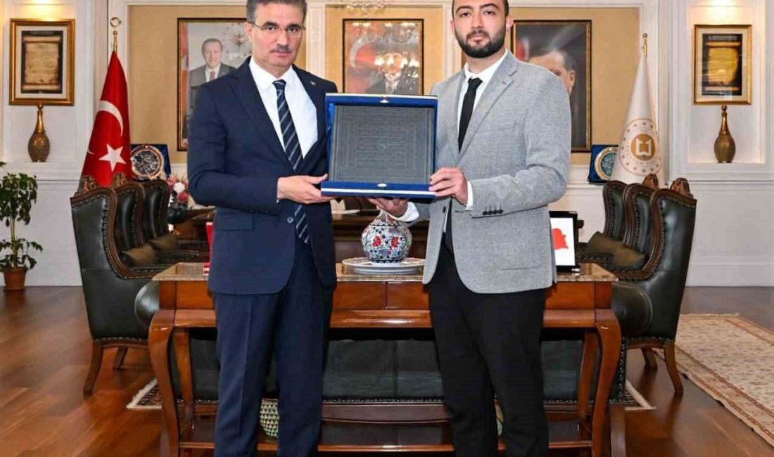 Genç ahiler buluşuyor programında Erzurum’u temsil eden Yiğit Bilirdönmez, ahi