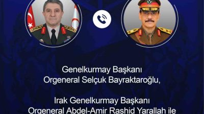 Genelkurmay Başkanı Orgeneral Selçuk Bayraktaroğlu, Irak Genelkurmay Başkanı Orgeneral Abdel-Amir