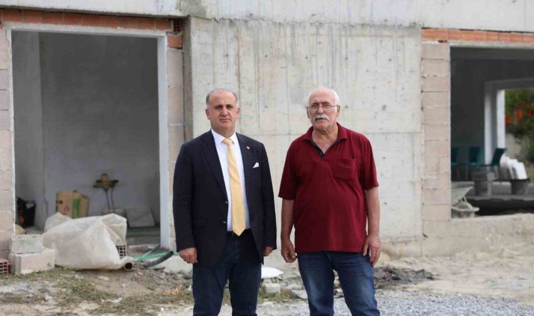 İncirliova Belediye Başkanı Aytekin Kaya, Gerenkova Mahallesi’nde yapımı devam eden