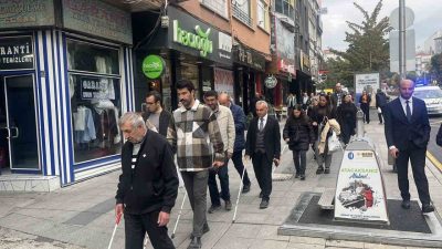 Çorum’da, 15 Ekim Dünya Beyaz Baston Görme Engelliler ve Güvenlik