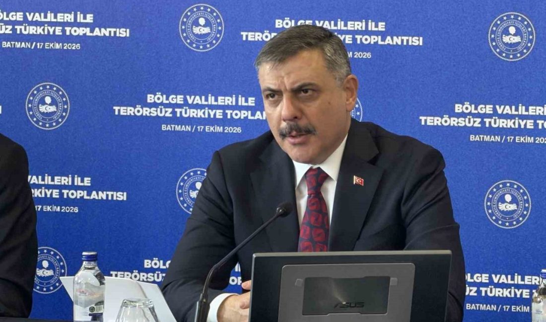 İçişleri Bakanı Mustafa Çiftçi, Batman’da bölge valilerinin katılımıyla düzenlenen Terörsüz