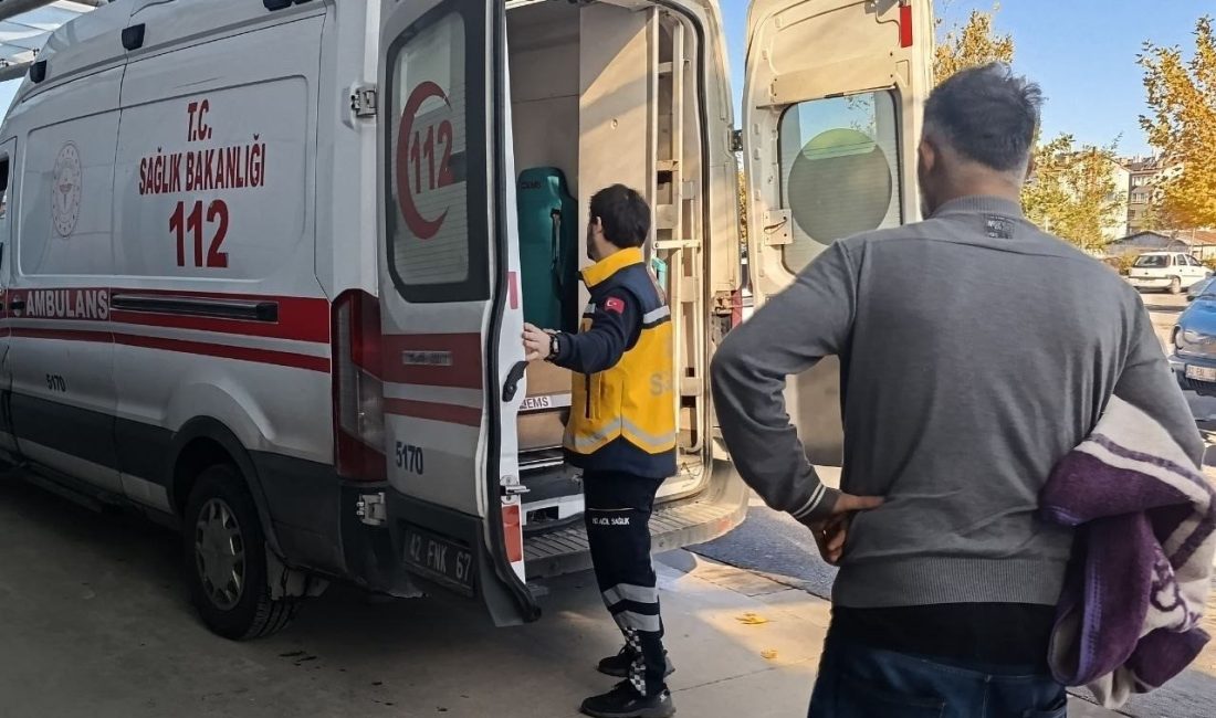 Konya’nın Beyşehir ilçesinde apartmanın ikinci katından zemine düşen 68 yaşındaki