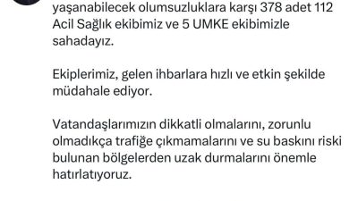 İstanbul İl Sağlık Müdürü Doç. Dr. Abdullah Emre Güner, “İstanbul’da