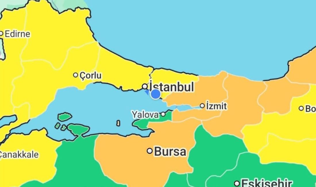 Meteoroloji Genel Müdürlüğünün değerlendirmelerine göre, İstanbul’da 16 Ekim Cuma sabahından