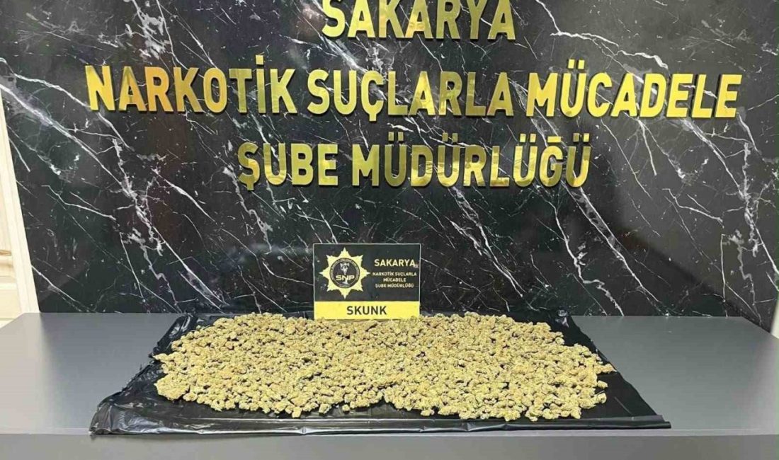 Sakarya’da “Sokaklar Güvende” operasyonları kapsamında düzenlenen operasyonda, İstanbul’dan Hendek’e uyuşturucu