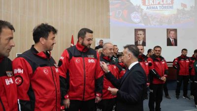 Karabük Valisi Oktay Çağatay, AFAD akreditasyon sürecini başarıyla tamamlayan İHH