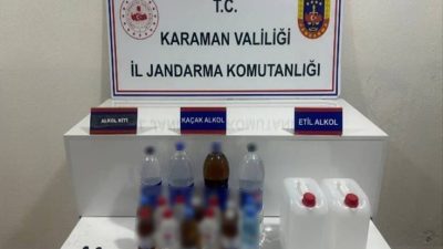 Karaman’da jandarma ekiplerinin son bir haftada gerçekleştirdiği asayiş ve trafik