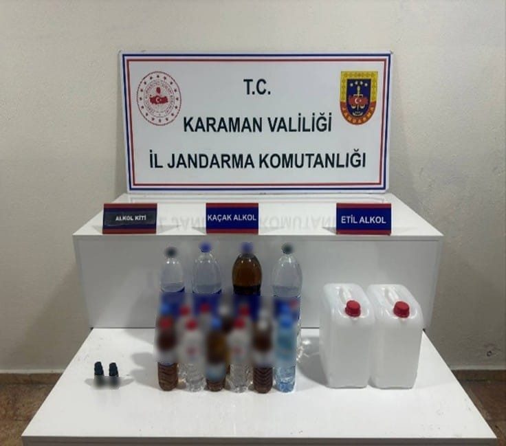 Karaman’da jandarma ekiplerinin son bir haftada gerçekleştirdiği asayiş ve trafik