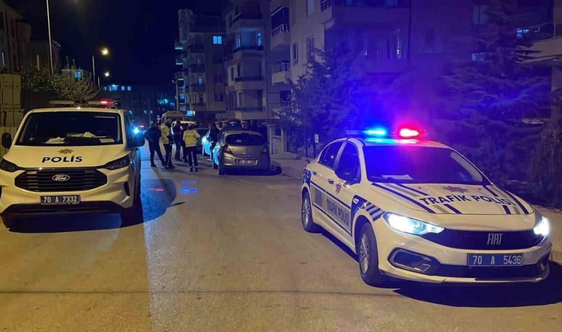 Karaman’da otomobilin park halindeki araca çarpması sonucu meydana gelen kazada