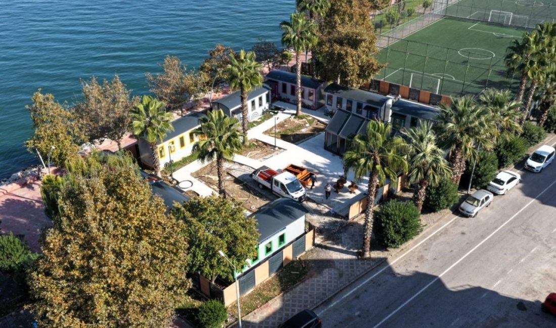 Kocaeli Büyükşehir Belediyesince Karamürsel’de yapımı sürdürülen Lokomotif Çocuk Köyü’nün yıl