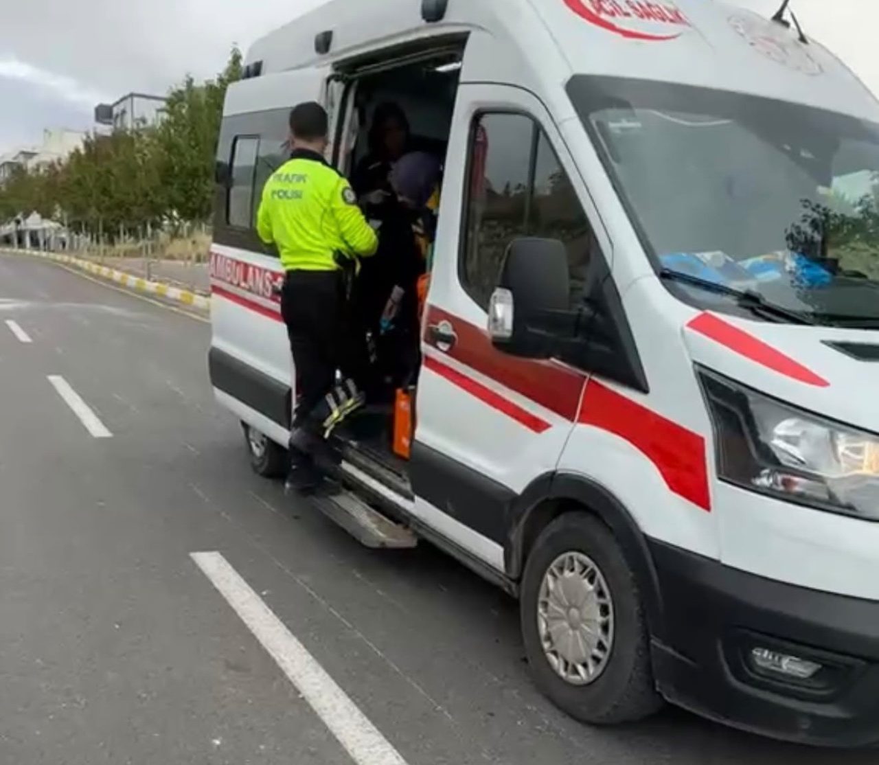 Adıyaman’da, alt yapı çalışmaları sonrası karakoluna uyarı amacıyla bırakılan kilitli
