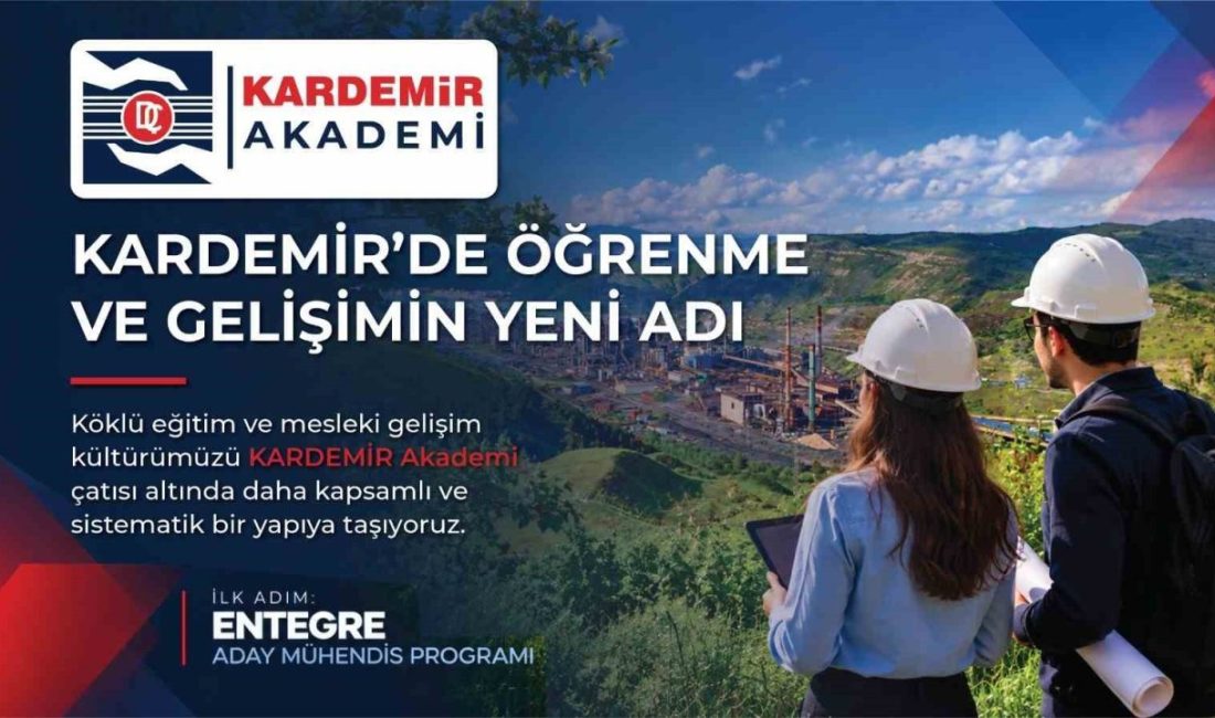Karabük Demir ve Çelik Fabrikaları (KARDEMİR), çalışanlarının mesleki gelişimini desteklemek,