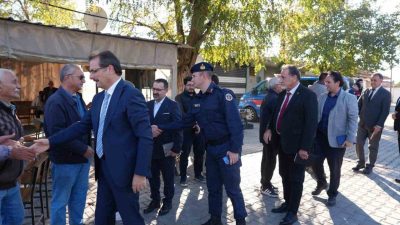 Salihli Kaymakamı Ali Güldoğan, mahalle ziyaretleri kapsamında Bağcılar, Kabazlı ve
