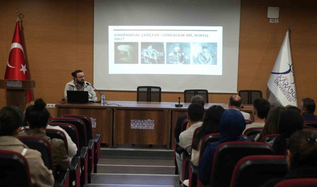 Karabük Üniversitesinde (KBÜ), Cumhuriyet’in 103. yılı dolayısıyla “Maziden İstikbale: Osmanlı’dan