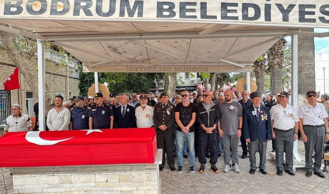Muğla’nın Bodrum ilçesinde yaşamını yitiren Kıbrıs Gazisi Hüsnü Şengöz, son