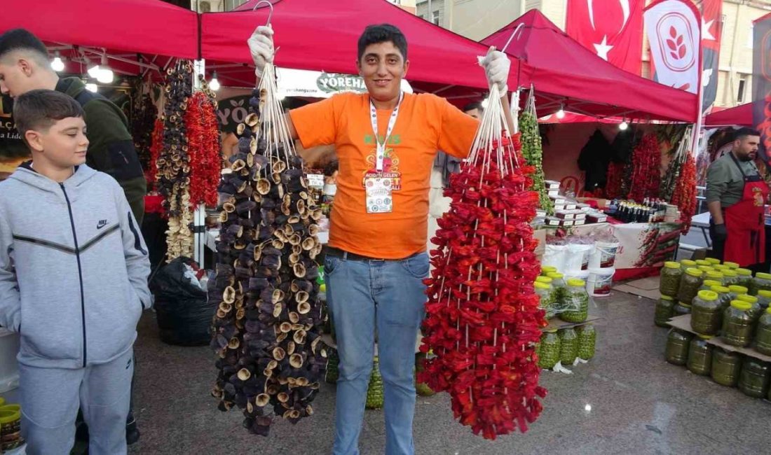 Kilis’te düzenlenen Biber Festivali, İstanbul ve Mardin başta olmak üzere