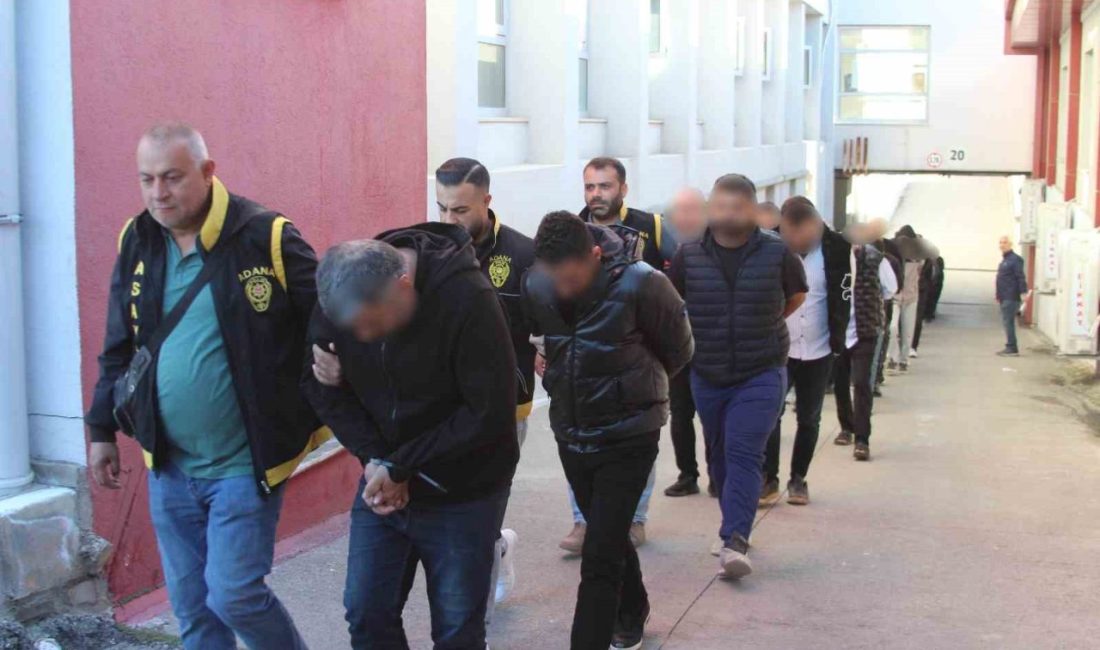 Adana merkezli 7 ilde düzenlenen ve 58 şüphelinin tutuklandığı sigorta
