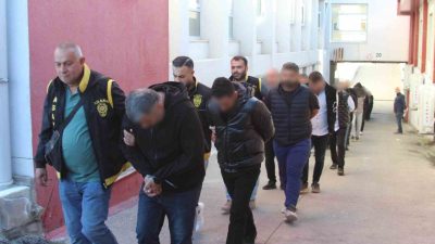 Adana merkezli 7 ilde düzenlenen ve 58 şüphelinin tutuklandığı sigorta
